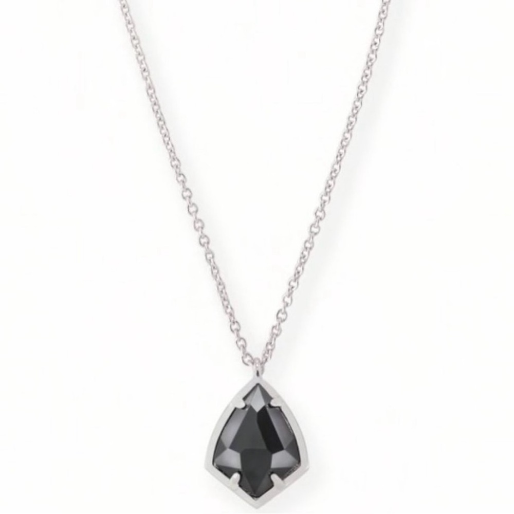 Kendra Scott Cory Necklace Rhod Black - Picture 3 of 5